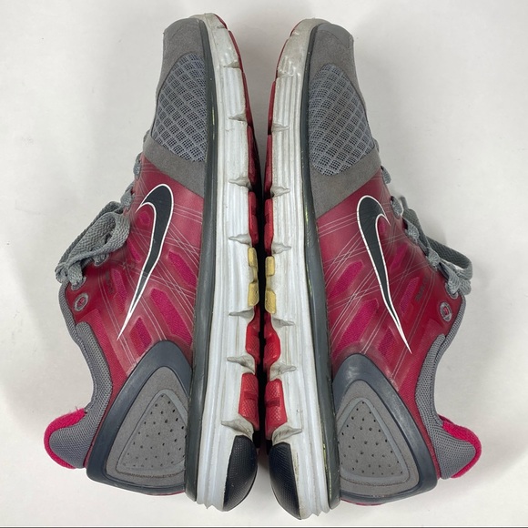 Nike Lunarglide 2 Running Sneakers Gray Pink Sz 8 - Picture 8 of 10